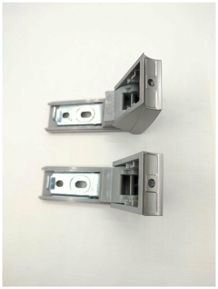 фото Ремкомплект ручки двери для холодильника Liebherr (Либхер) серебро