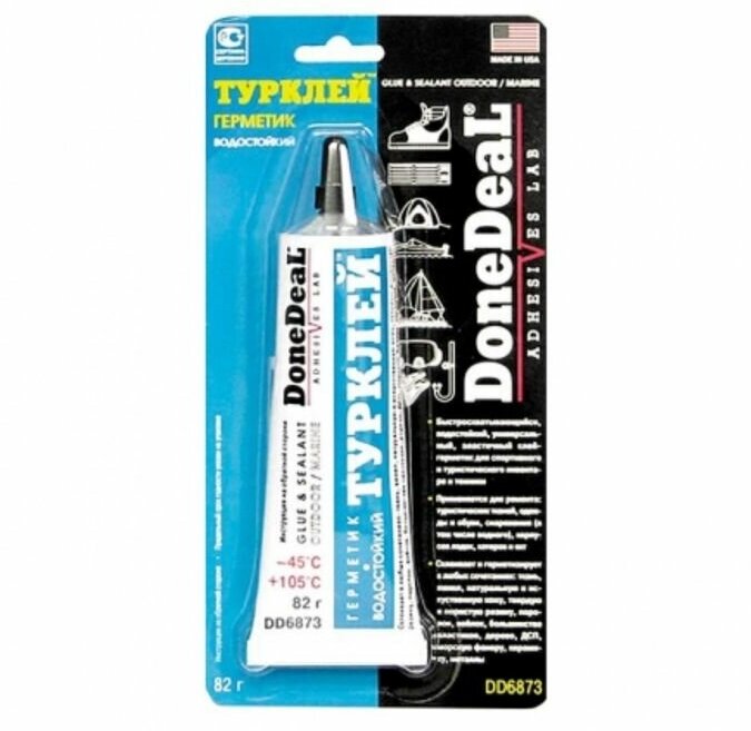 фото DONEDEAL DD6873 Турклей, клей-герметик водостойкий DoneDeal 82 г DD6873 1шт