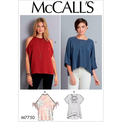 Выкройка McCall's №7750 Топ, блузка