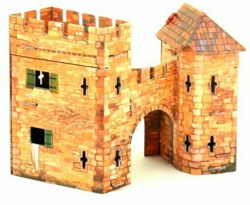 Сборная модель Умная Бумага "Средневековый город", Старые ворота, картон