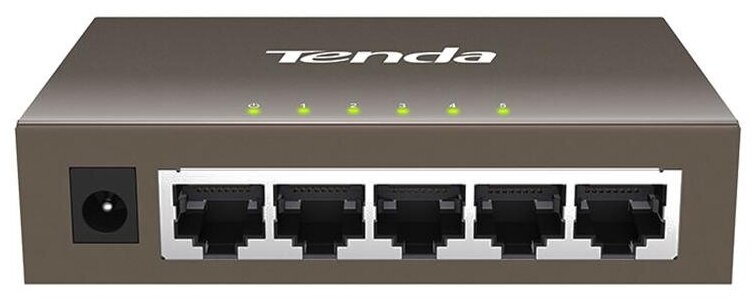 Коммутатор Tenda TEG1005D 5-портовый гигабитный настольный