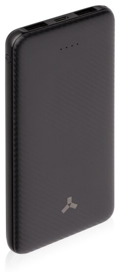 Внешний аккумулятор Accesstyle Midnight 10P, 10000 мАч, 5В/2.1А, 2xUSB, USB Type-C, Серый, Midnight 10P - фото №1