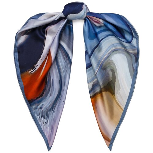 фото Платок eleganzza,90х90 см, голубой