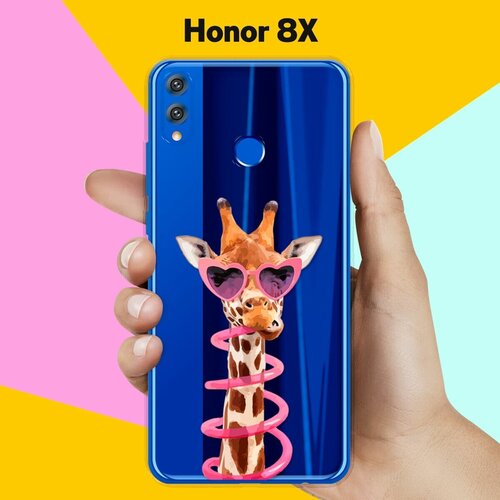 силиконовый чехол цветы на honor 8x Силиконовый чехол Жираф на Honor 8X