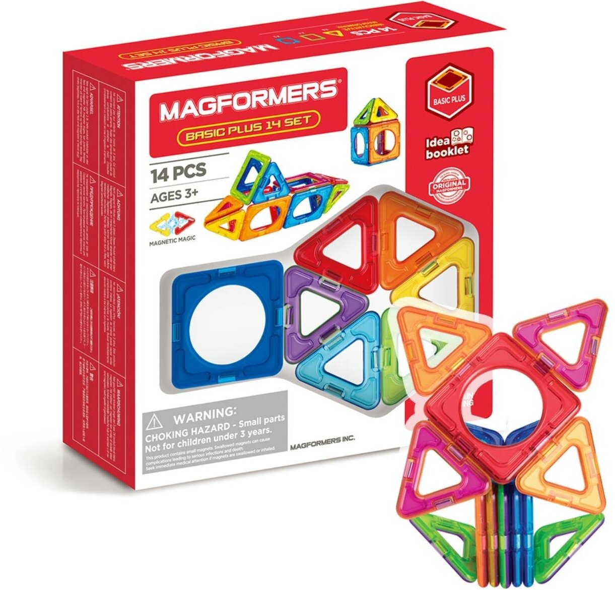 Магнитный конструктор MAGFORMERS Basic Plus set 14 дет. 715013