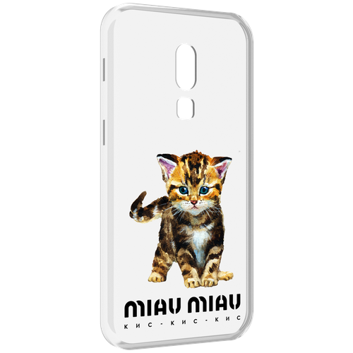 Чехол MyPads Бренд miau miau для Meizu V8 задняя-панель-накладка-бампер
