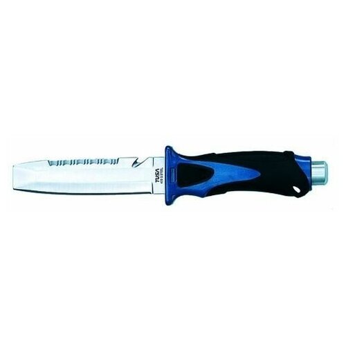 фото Нож водолазный tusa imprex fk-220 / 2 цвета синий