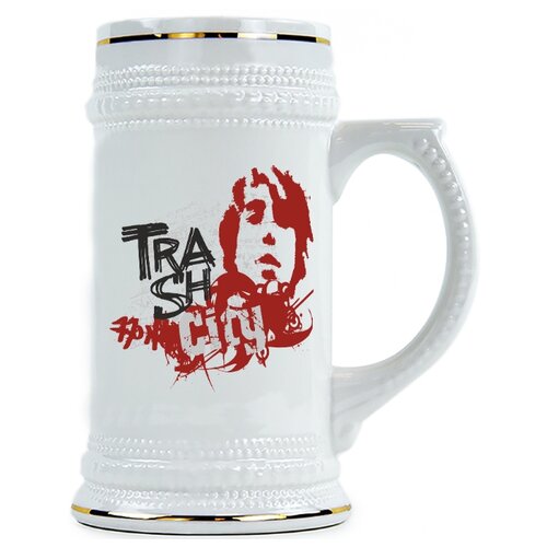 фото Пивная кружка городской стиль drabs