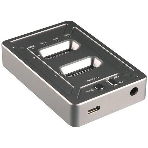 Док-станция SSD AgeStar 31CBNV2C NVMe USB3.1 алюминий серый M2 2280 M-key док станция agestar 3ubt7 black