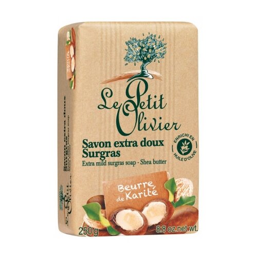 Le Petit Olivier Мыло кусковое Shea butter, 250 г