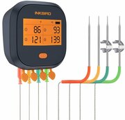Электронный BBQ термометр INKBIRD IBBQ-4T, с 4 щупами, Wi-Fi