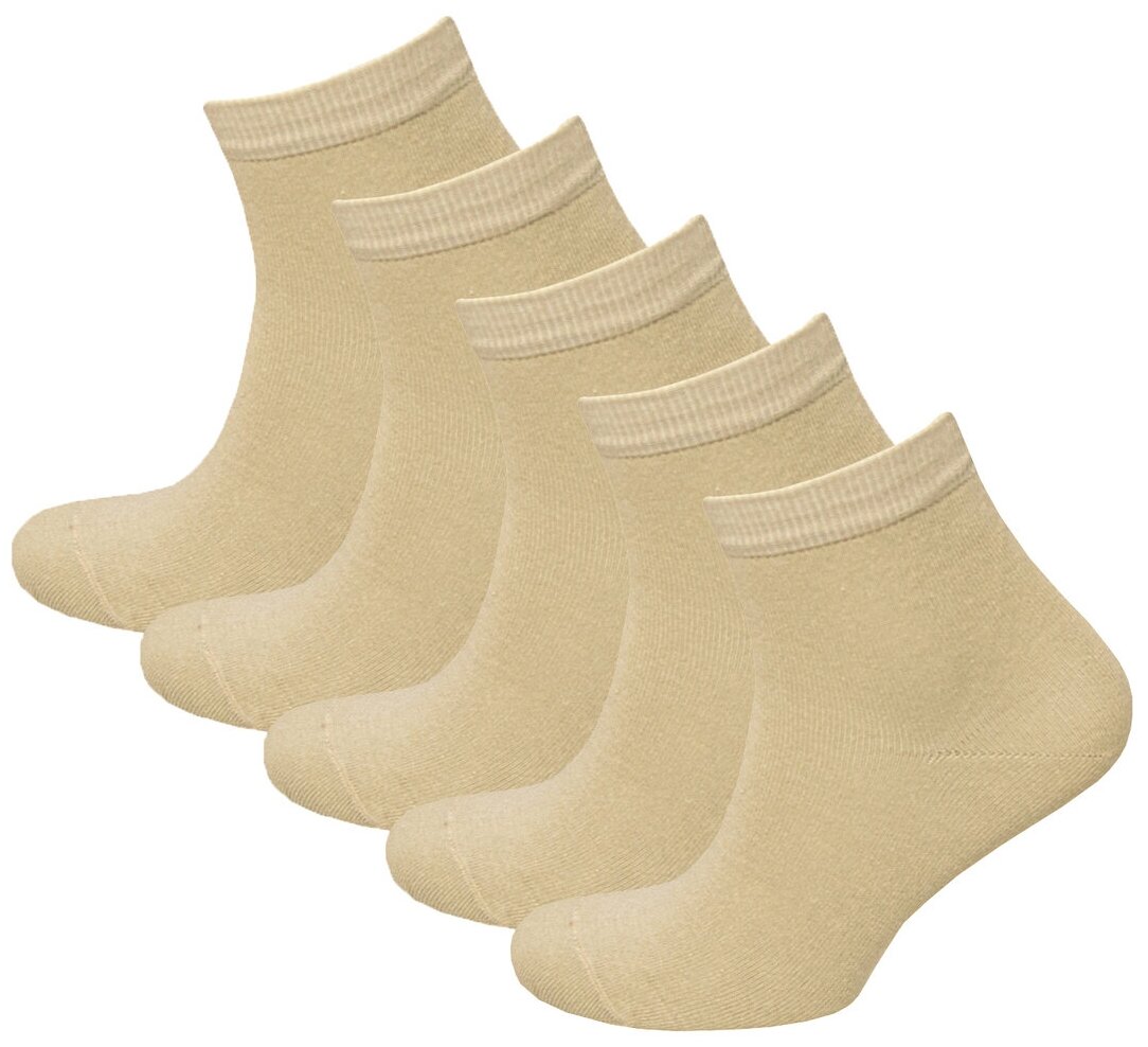 Носки STATUS  комплект  5 пар  размер 27  бежевый