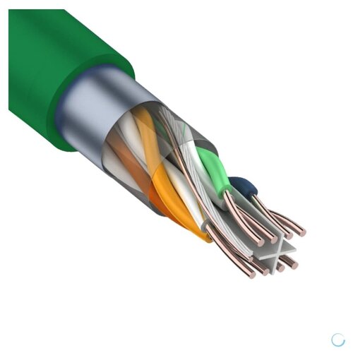 Кабель Rexant 01-0172, F/UTP, CAT 6, green