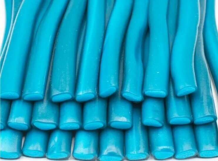Мармелад жевательный Палочки гигантские синие с синей начинкой, JAKE, 500 г