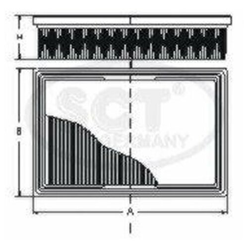 Воздушный Фильтр SCT SB271