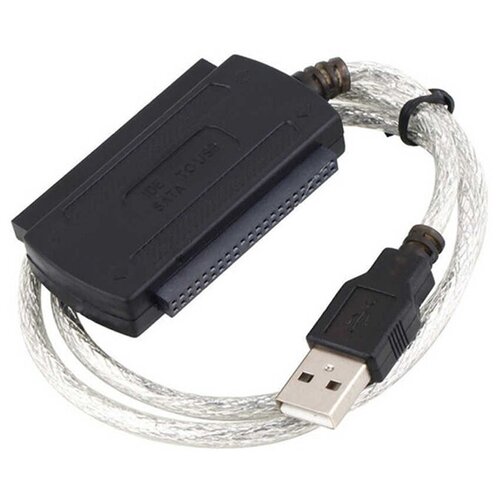 Адаптер USB 2.0 to SATA (3Gb/s) & IDE HDD 2.5/3.5/DVD, внешний БП 5/12В адаптер usb3 0 для дисков 2 5 3 5 sata ide