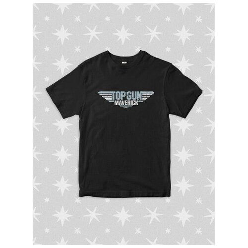 фото Футболка design heroes top gun maverick / топ ган маверик мужская черная xl
