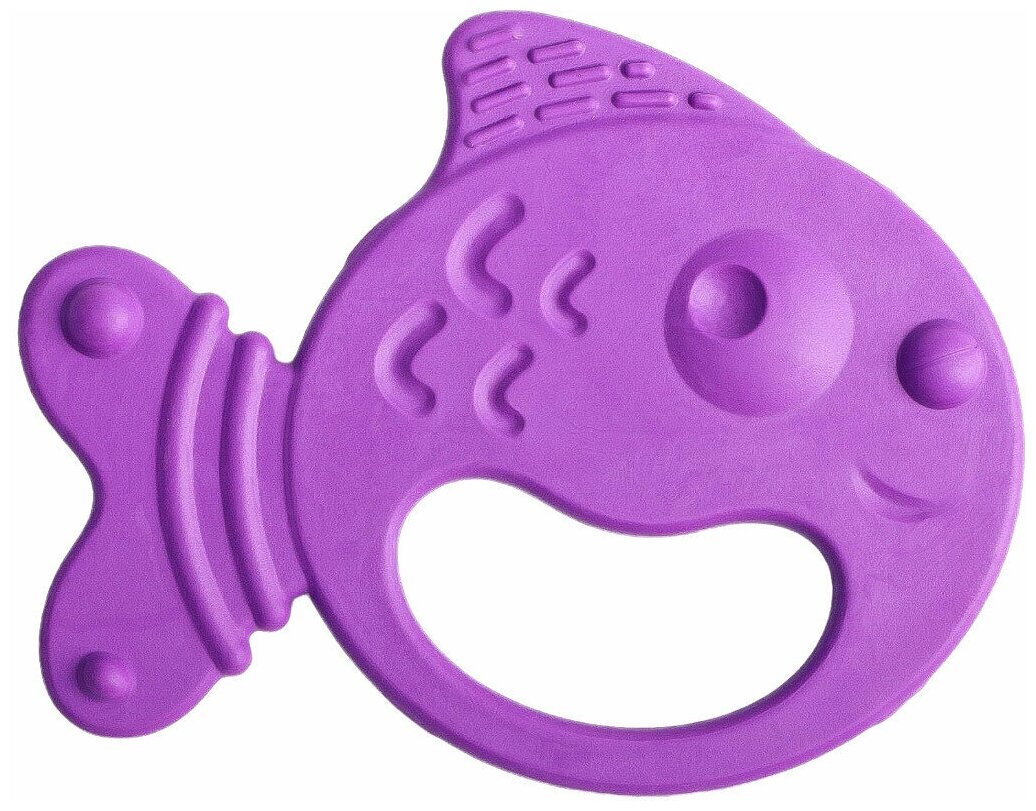 Прорезыватель для зубов "Рыбка", грызунок, игрушка для малышей, развитие мелкой моторики, цвета микс