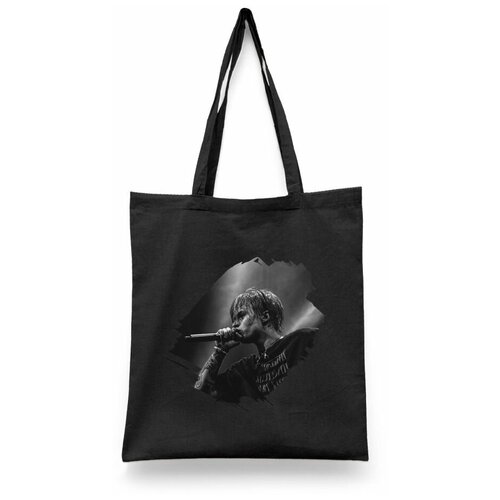 фото Сумка-шоппер унисекс каждому своё "фараон/pharaoh/рэпер" белая