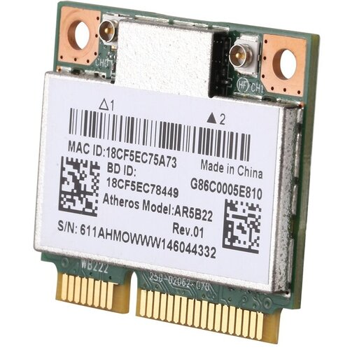 Двухдиапазонная M2 Wi-Fi-карта Qualcomm Atheros AR5B22 2,4/5 ГГц 802.11Ac / Bluetooth 4,0 Беспроводная WLAN-карта плата / M2 Wi-Fi adapter беспроводная сетевая карта ar5b22 модель 300 мб двойная игровая карта 4 0 bluetooth беспроводная сетевая мини карта