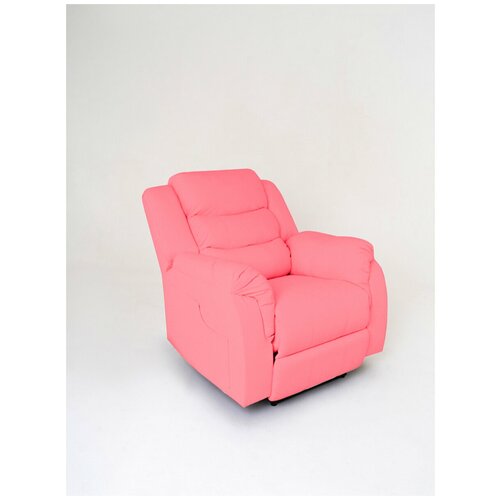 Кресло реклайнер с электроприводом, Masscomplekt, розовый