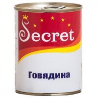 Секрет (Secret) говядина консервы для собак 1 шт. по 850г