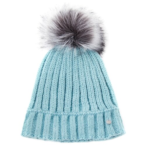 фото Шапка женская finn flare, цвет: светло-бирюзовый a20-12132_121, размер: 56