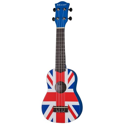 uk 650 21 укулеле сопрано mirra UK-300-21-YG Укулеле сопрано, с рисунком Union Jack, Mirra