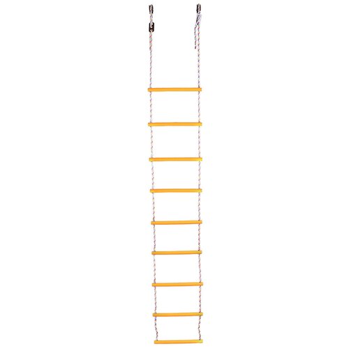 Лестница веревочная 9 перекладин yellow D30 детский спортивный комплекс лестница веревочная 7 перекладин диаметр перекладин 25мм радуга