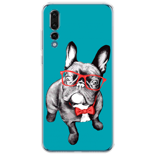 Силиконовый чехол на Huawei P20 Pro / Хуавей П20 Про Французский бульдог