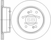Sangsin диск тормозной зад sd3043, (1шт)