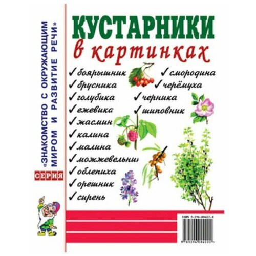 Кустарники в картинках. Наглядное пособие для педагогов, логопедов, воспитателей и родителей