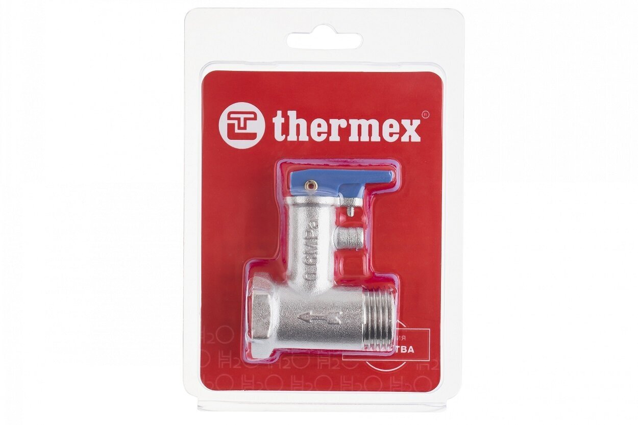 Клапан предохранительный thermex 1/2, 6 бар, с ручкой