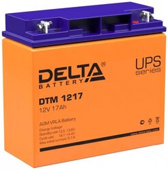Аккумуляторная батарея DELTA Battery DTM 1217 17 А·ч