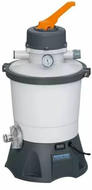Песочный фильтр-насос 3028л/ч, резервуар для песка 8.5кг, фракция 0.45-0.85мм - фотография № 5
