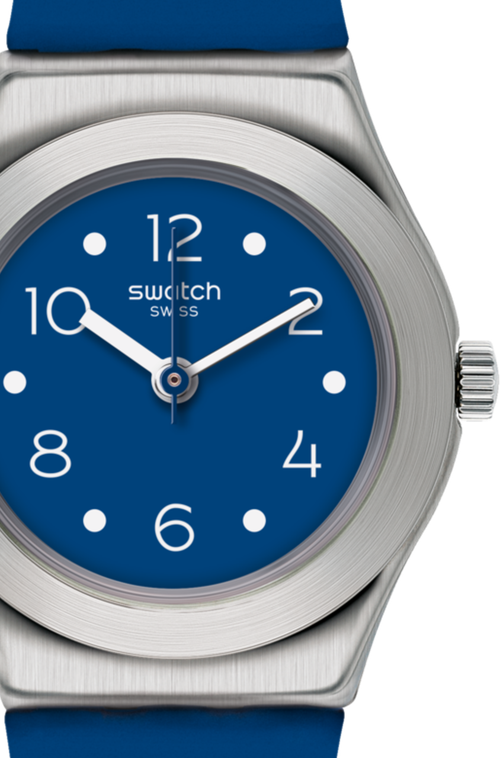 Наручные часы swatch Irony, синий, серебряный