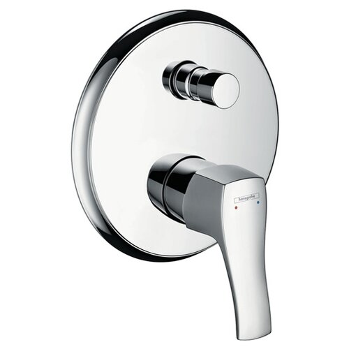 Смеситель и картридж и лейка и переключатель и рукоятка hansgrohe Metris Classic 31485000 хром 130 мм 203 мм 2200 г хром