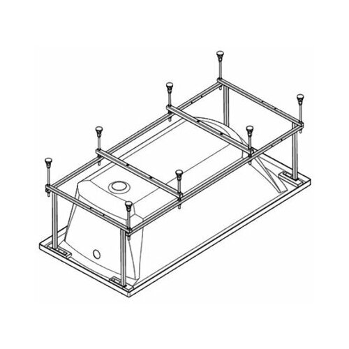 Монтажный комплект к ванне Santek монако 160х70 арт. 1WH112425