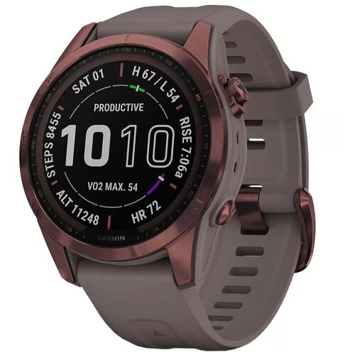 Смарт-часы Garmin Fenix 7S 12 бронзовый серый 010-02539-29 8217000₽