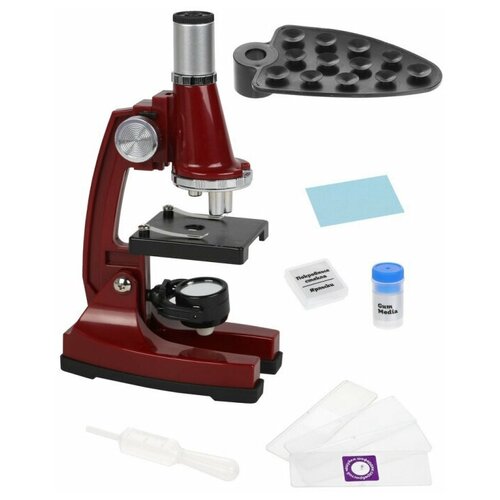 Микроскоп OnTime 450х 3 объектива держатель для смартфона аксессуары арт45044 1435₽