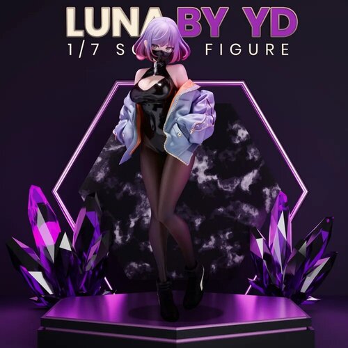 Аниме фигурка Luna by YD 1/7 Regular Version / Masked Girl 25 см