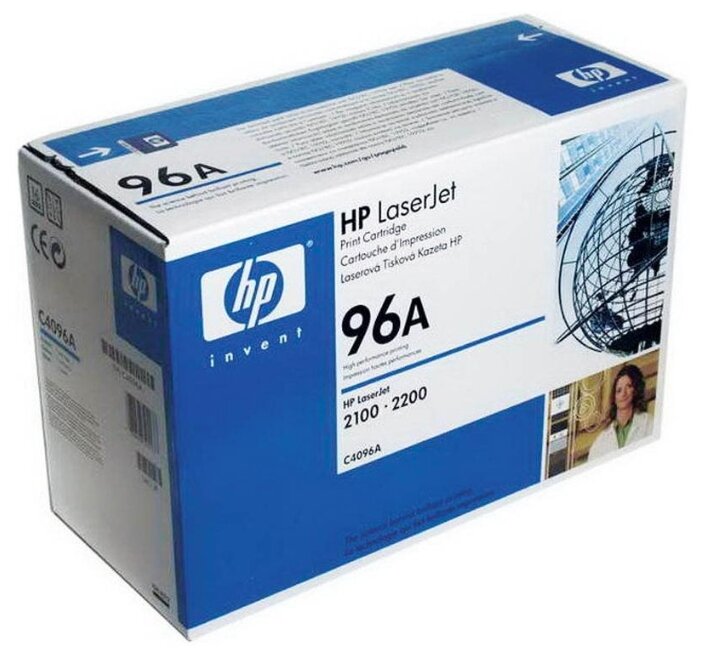 Картридж ориг. HP C4096A (№96A) черный для LJ 2100/2100M/2100TN/2200 (5000стр), цена за штуку, 7752