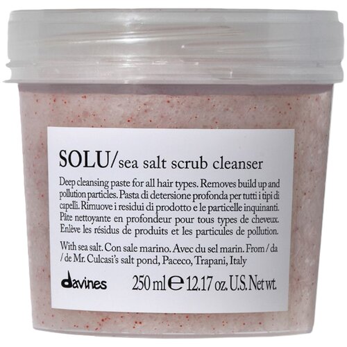 Davines Essential Haircare Solu Скраб с морской солью, 250 г, 250 мл, банка