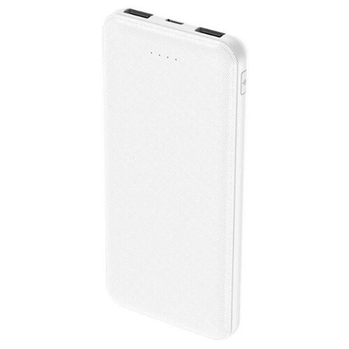 фото Внешний аккумулятор / power bank 10000 мач / q.c 3.0 / 2 usb / type c / портативная зарядка rock 62 pro (белый) pastila