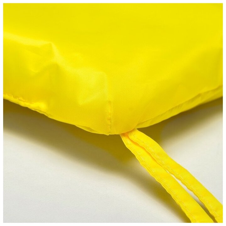 Подушка-матрас водоотталкивающий, цвет жёлтый размер 195х63х3,5 см, оксфорд, полиэстер 100%, синтетическое волокно - фотография № 5
