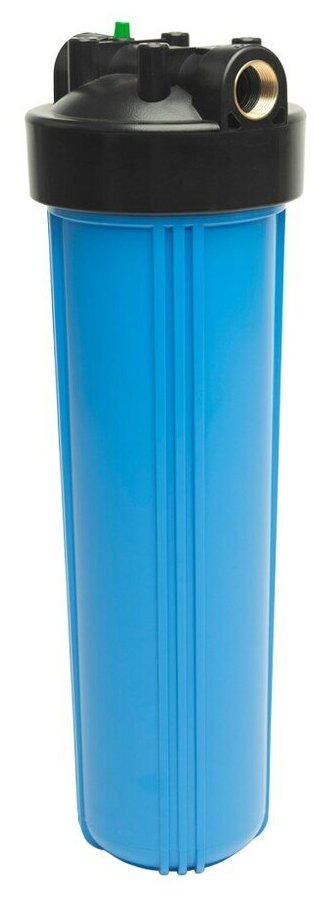 Корпус фильтра Гидротек HTC для холодной воды полипропилен 20BB 1 ВР(г) х 1 ВР(г) синий