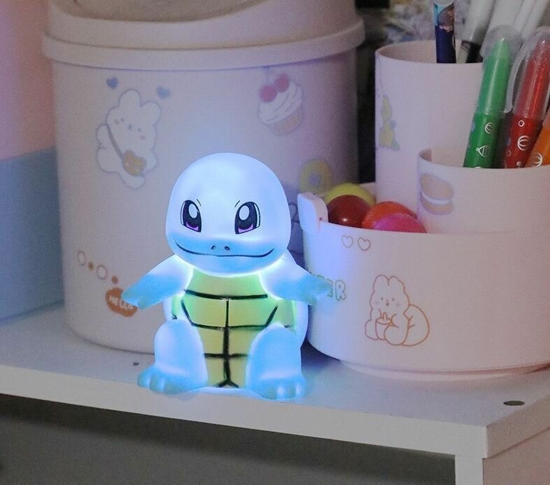 Прикроватная лампа с покемоном Сквиртл / светящаяся игрушка ночник - фотография № 2