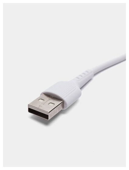 Кабель интерфейсный More Choice USB 2.0A для Type-C TPE 1м White - фото №13