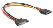 Удлинитель кабеля питания SATA 15-pin Мама — 15-pin Папа длина 30 см