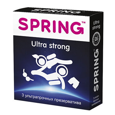 Ультрапрочные презервативы Spring Ultra Strong - 3 шт.